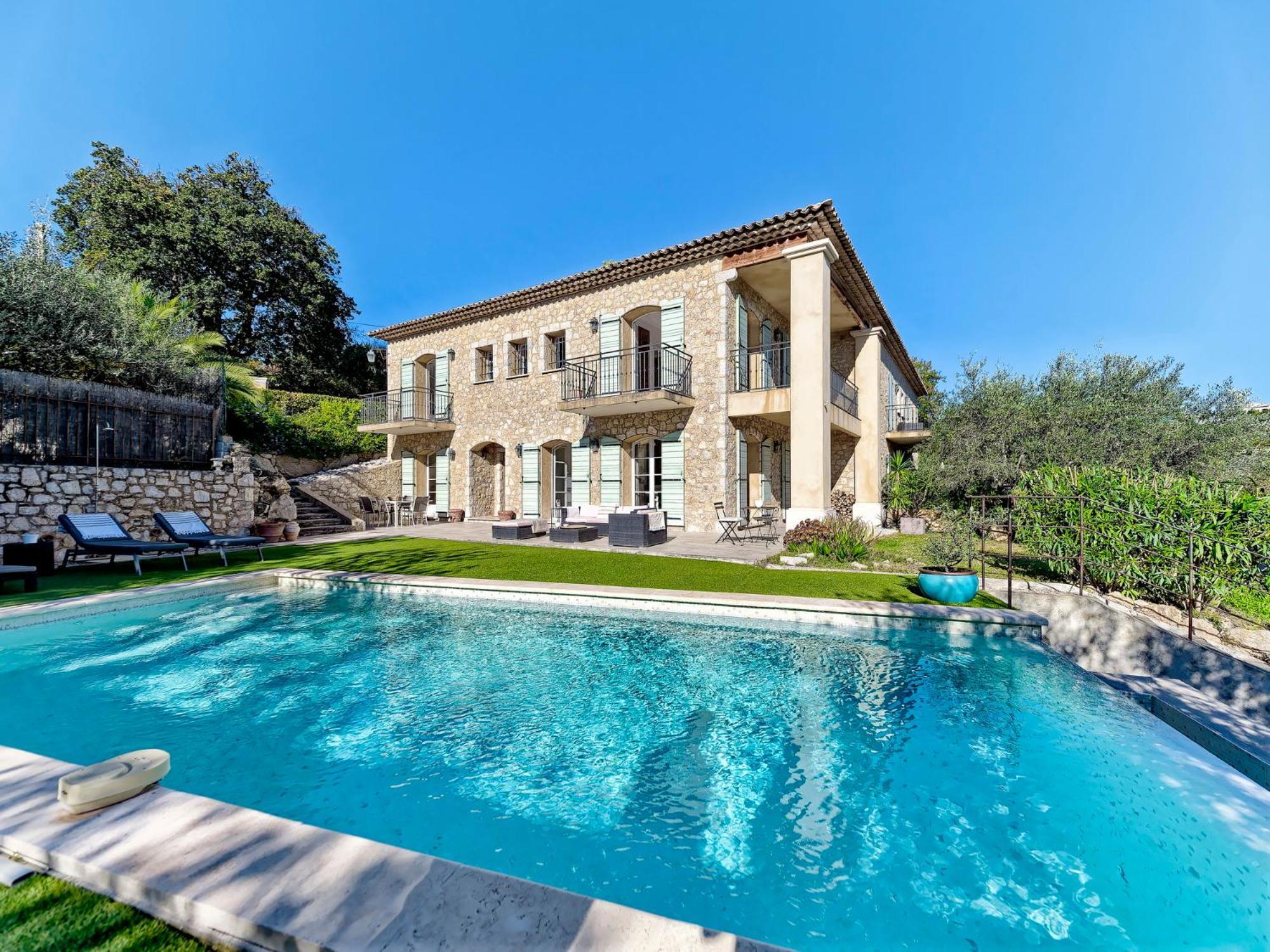 Bastide D'Architecte En Pierre Vila Cagnes-sur-Mer Exterior foto